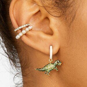 Clip ON FASHION PEARL GOLD EARRING
